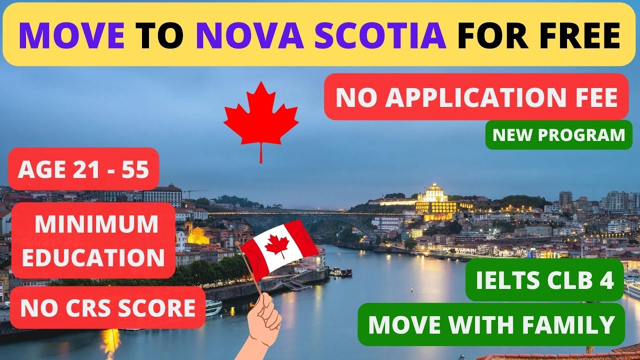 No CRS , No ECA CLB 4 or 5 Age 2155 No Fee Nova Scotia