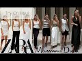 Latest zara  massimo  dutti    try on haul   ready to wear outfit ideas 