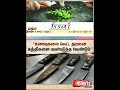 "உணவுகளை வெட்ட தரமான கத்திகளை பயன்படுத்த வேண்டும்" | Sun News