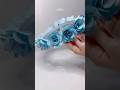 Blue Paper Rose Crown 🩵✨ #papercrown #paperrose #origami #youtubecreatorcommunity