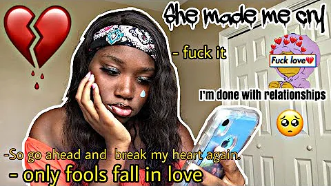 Rileyy Lanez-Left 4 ME LYRIC PRANK ON GIRLFRIEND!! SHE MADE ME CRY  &SHE BROKE UP WITH ME LifeOfShay