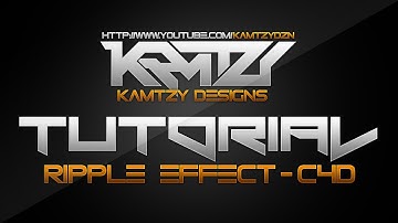Cinema4D Tutorial - Ripple Effect