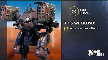 War Robots: Non-Shield Bot Spectacular with New Weapon Effects! (Test Server 2.7.0)
