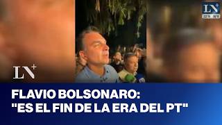 Flavio Bolsonaro: 'Es el fin de la era del PT'