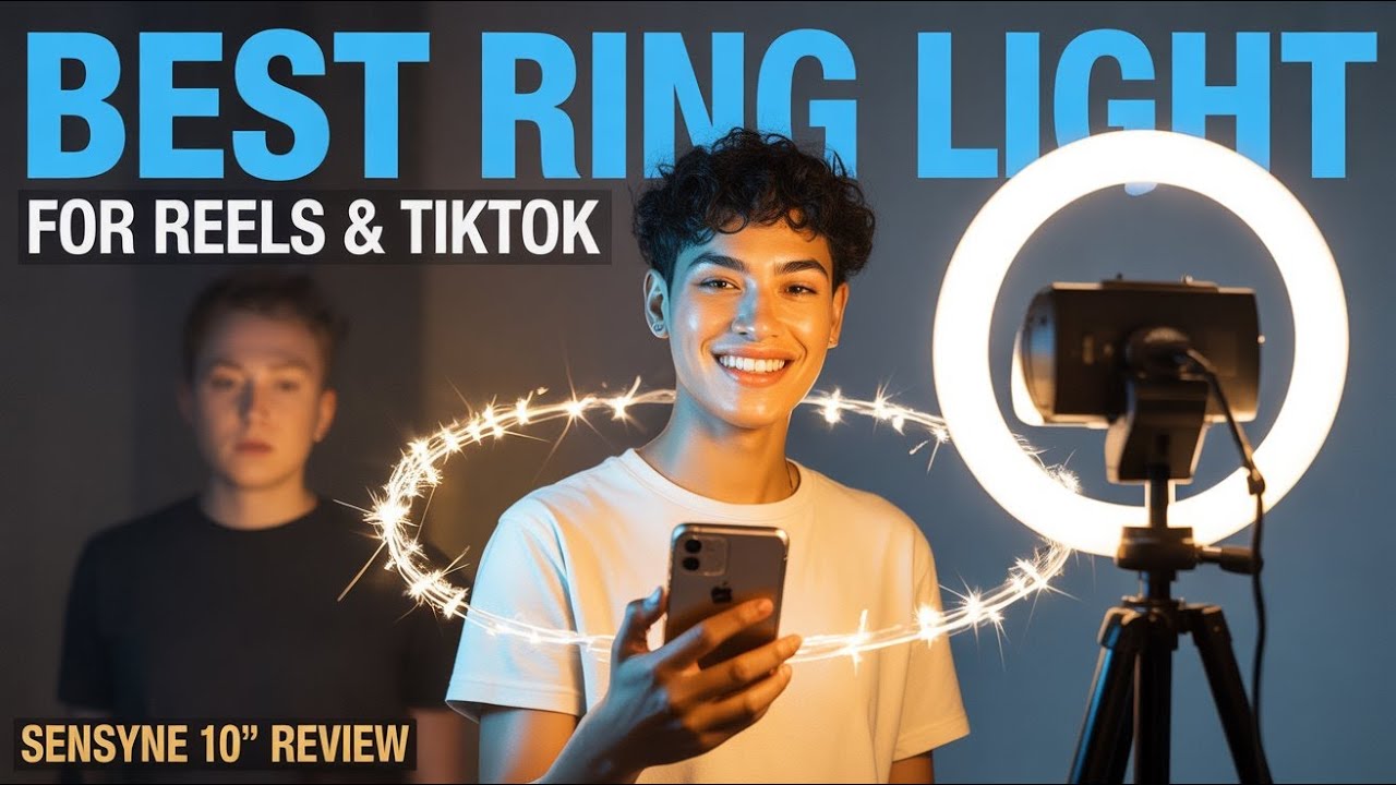 LED Circle Light Kit vs Softbox Lights for TikTok Videos