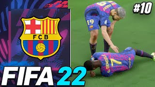 HIS CAREER IS OVER!!! HE WON'T PLAY AGAIN!!? - FIFA 22 Barcelona Career Mode EP10