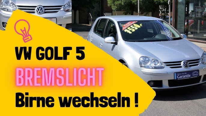 VW Golf 5 V Bremslicht tauschen / Rücklicht ausbauen - Replace
