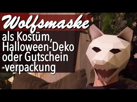 Video: Wie Erstelle Ich Eine Wolfsmaske Aus Papier?