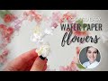 How to make Simple wafer paper white filler flowers and DIY stamens | Anna Astashkina