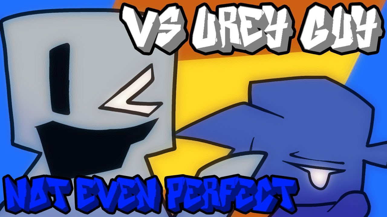 Vs Urey Guy (OURPLE FAN MOD) ONE SHOT Mod Showcase (GFC) | Hard Difficulty | Friday Night Funkin'
