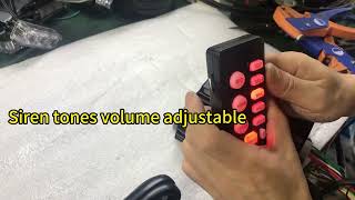 100W/150W/200W sirena amplifier speaker#police siren#ambulance siren#firefighting trucks siren