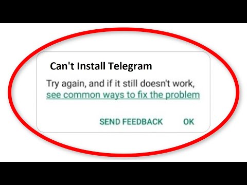 How To Fix Can't Install Telegram Error On Google Playstore Android Ios Cannot Install App
