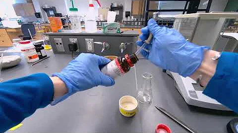 CHE201-202 Lab Video: NMR sample prep and spectrum acquisition