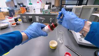 CHE201-202 Lab Video: NMR sample prep and spectrum acquisition