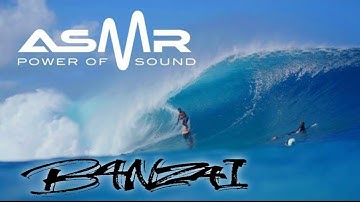 🔴NEW! (ASMR) SURFING - HAWAII SURF - SOOTHING OCEAN SOUNDS WITH RELAXING MUSIC🎧 - BANZAI PIPELINE🌊