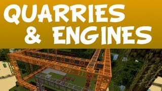 MINECRAFT: Tekkit Quarries & Engines Tutorial