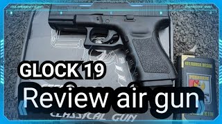 Review dan tes Air gun cal 6mm Classical gun Glock 19