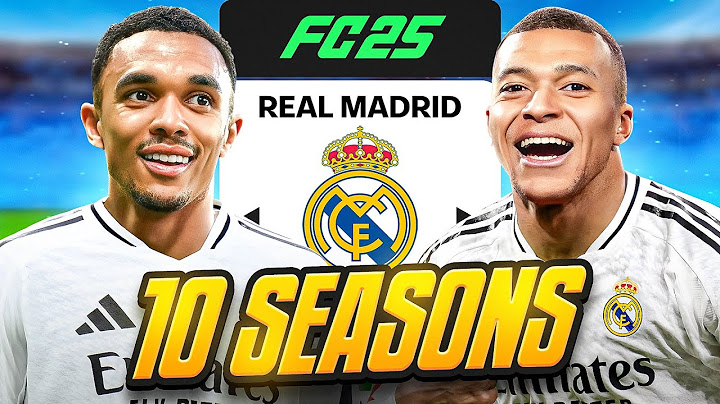 I Takeover Real Madrid for 10 Seasons...