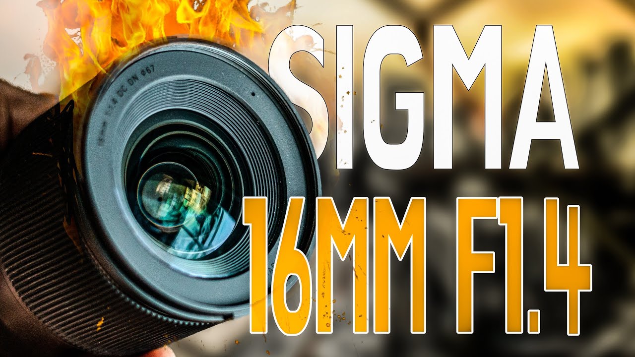 SIGMA 16MM F1.4 OMG!! - THE BEST PRIME LENS FOR SONY a6400, a6300
