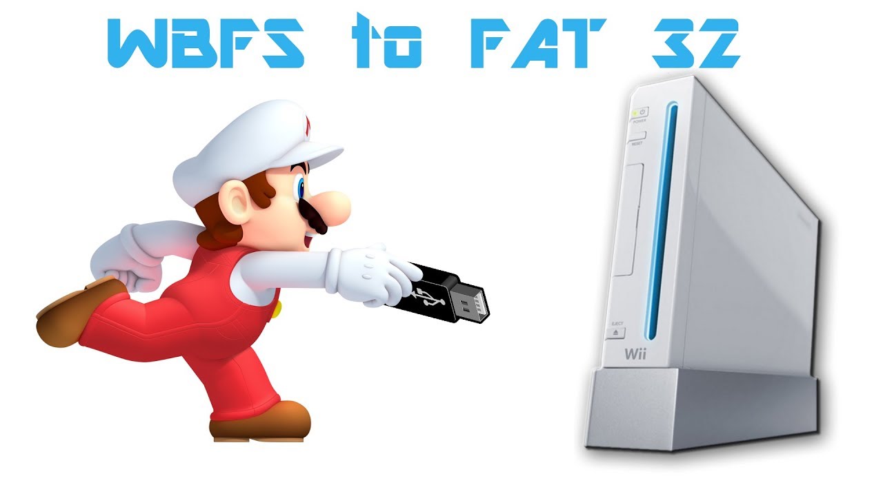  Update  Convert WBFS to FAT 32 WITHOUT Losing Your Wii Games