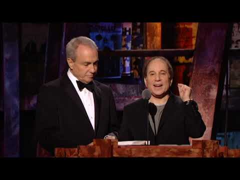 Lorne Michaels, Paul Simon, Neil Young Induct Mo Ostin at the 2003 Hall of Fame Ceremony