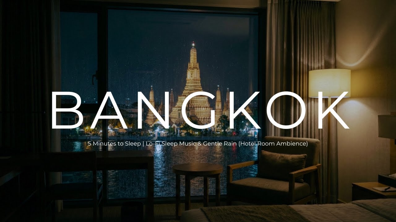 [Playlist] Fall Asleep Fast | Lo-Fi Rain Sounds in Bangkok