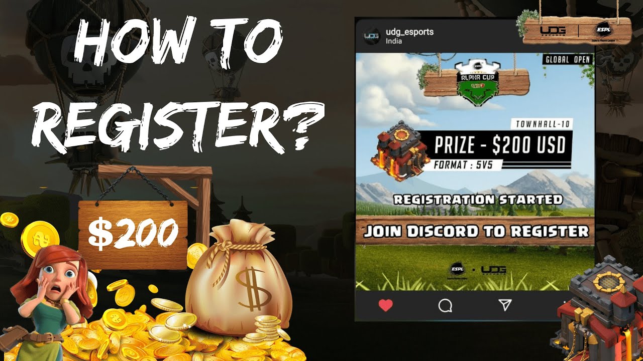 ESPL Alpha Cup | How to register? | TH 10 | Clash of Clans