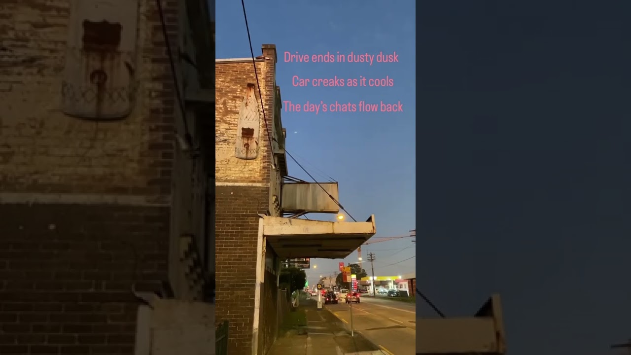 Haiku of the long drive. 