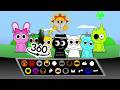 360 VR || Sprunki BUT Every Character is RAINBOW | All Mods Part 1