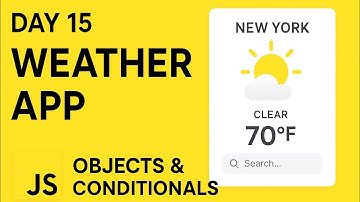 JavaScript Weather App (Static Data) | Objects & Conditionals | Day 15