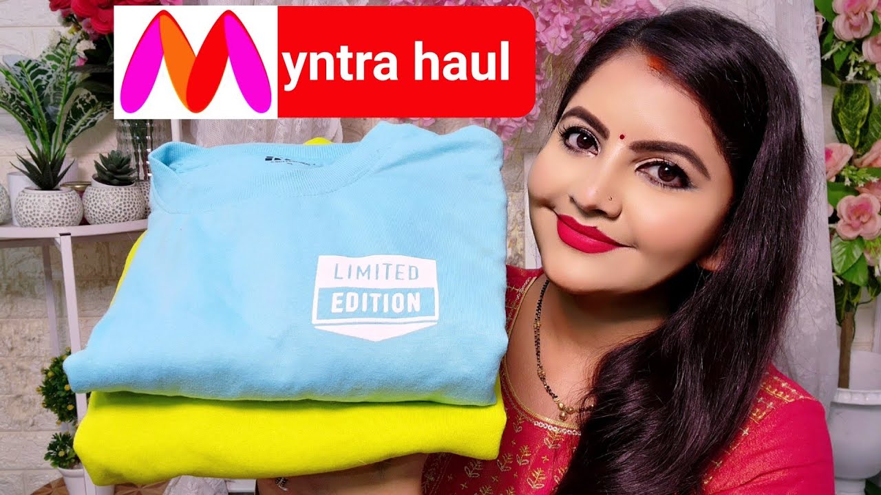 myntra haul Sweatshirt for men RARA Indian youtuber RARA YouTube