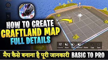 How To Create / Make Craftland Map In Free Fire | Free Fire Me Craftland Map Kaise Banay Full Guide