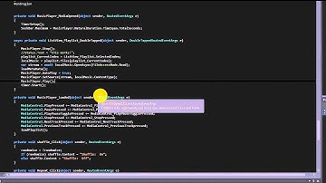 C# How to play music loaded from the playlist object
