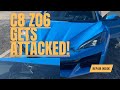 C8 z06 gets attacked!