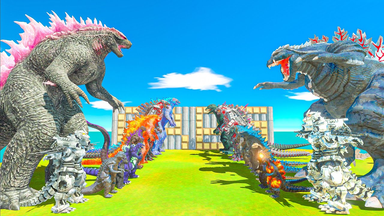 Evolution Size Comparison : Evolved Godzilla vs Ultima Godzilla - Spider Godzilla ARBS