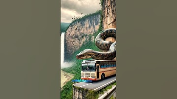 Wild Python vs Buss. Nature Exploration | Travel Discovered. amazon jungle #pythonsnake #wildlife