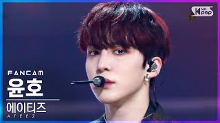 [안방1열 직캠4K] 에이티즈 윤호 'Deja Vu' (ATEEZ YUNHO FanCam)│@SBS Inkigayo_2021.09.19.