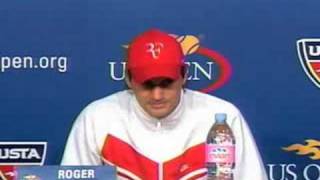 US Open Roger Federer Press Conference 9.06.08