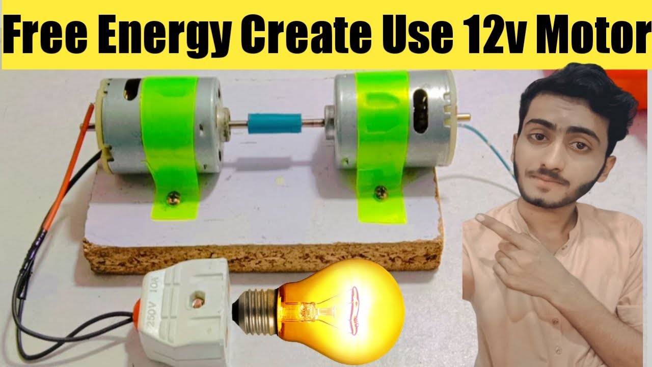 How To Make Free Energy Generater Use 12v DC Motor Home Theater Project