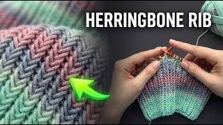 STOP Knitting Boring 1x1 Ribbing — Try This Fluffy Herringbone Rib Instead