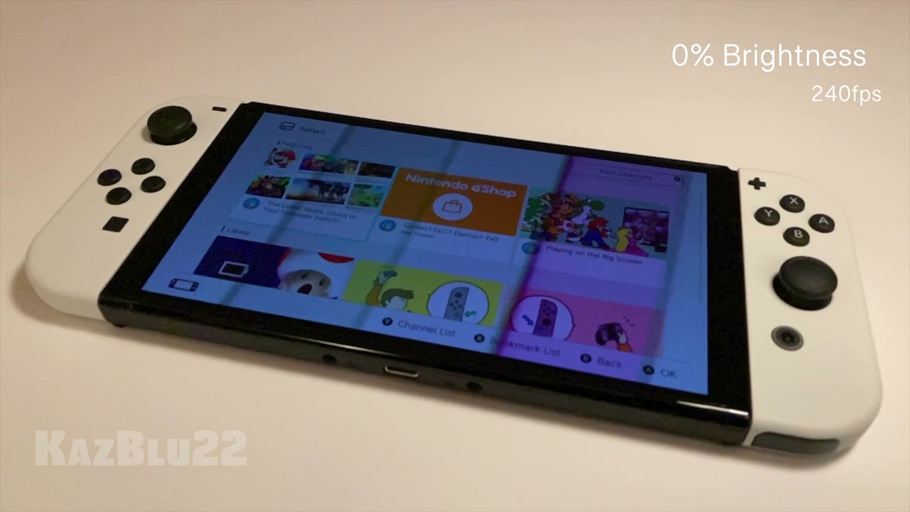 Nintendo Switch OLED Eye Strain and Flicker (PWM) YouTube