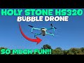 The NEW Holy Stone HS320 BRUSHLESS BUBBLE BLOWING DRONE is actually PRETTY AWESOME!!!