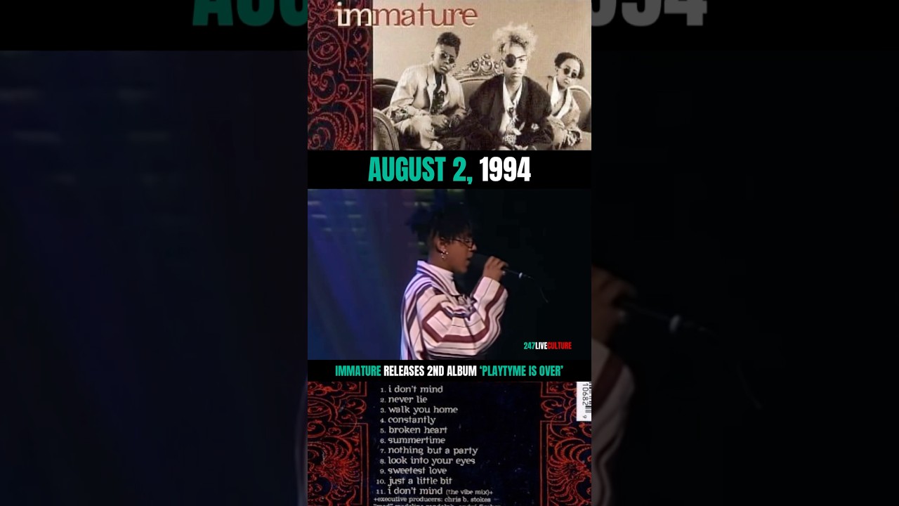Guarda August 2, 1994 Immature drops their 2nd studio album, “Playtyme Is Over” #90srnb #rnbmusic su YouTube Guarda August 2, 1994 Immature drops their 2nd studio album, “Playtyme Is Over” #90srnb #rnbmusic su YouTube