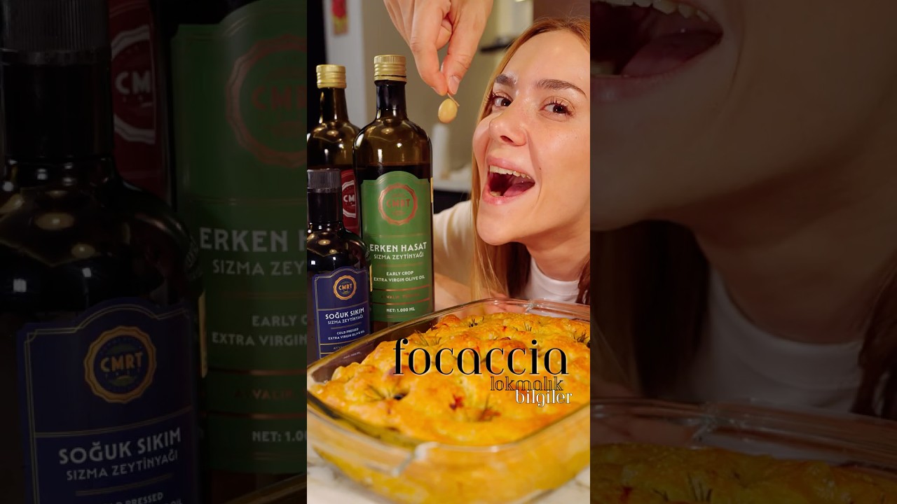 Akdeniz’in en zengin ekmeği Focaccia yapıyorum.🫒 Focaccia tarifi nasıl yapılır gelin göstereyim.