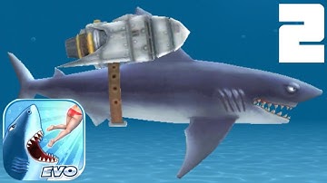 Hungry Shark Evolution - Gameplay Walkthrough Part 2 - Mako Shark
