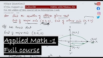Ellipse (Part-3) | Algebra | Applied Maths - 1 | Diploma Course | Polytechnic