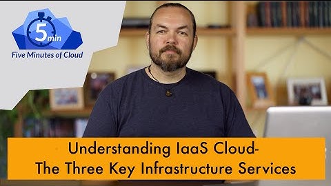 Understanding IaaS Cloud Requirements - The Three Key Infrastructure Services 5MoC-12