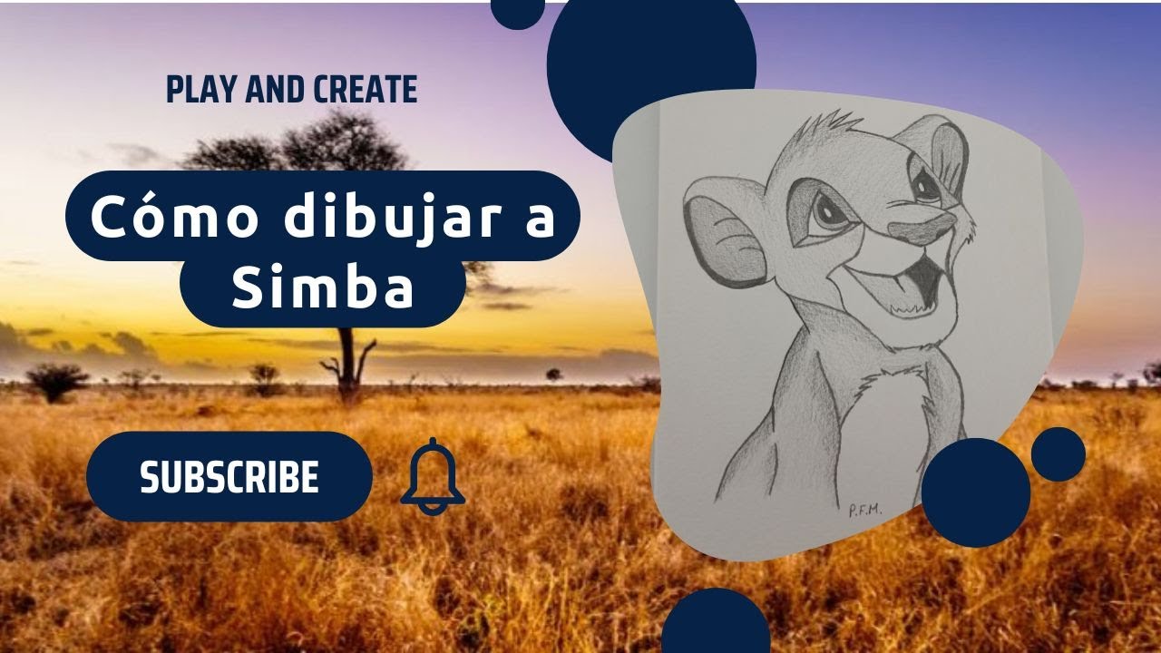 Cómo dibujar a Simba #youtube #draw #drawing #simba - YouTube
