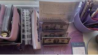 Budget with me Cash Planning 4k HYSA Interest Payments into Sinking Funds