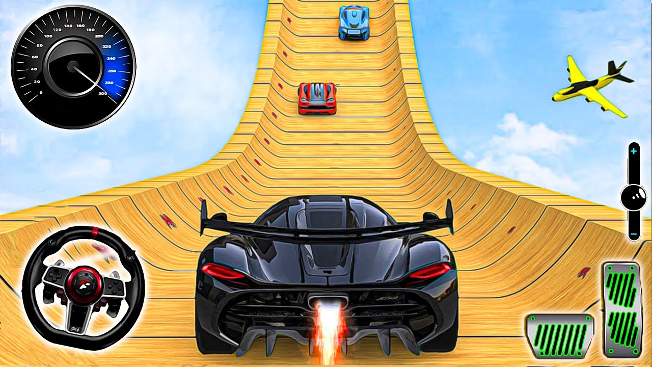 GT Car Stunt Mega Ramp Racing - Luxury Car Ramp Race Simulator 3D ...